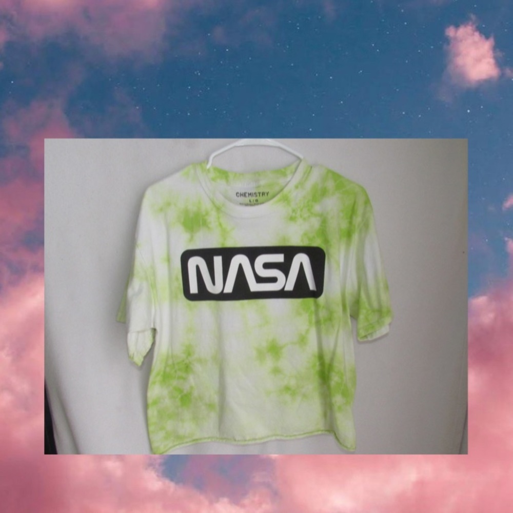 🍓Chemistry NASA crop top